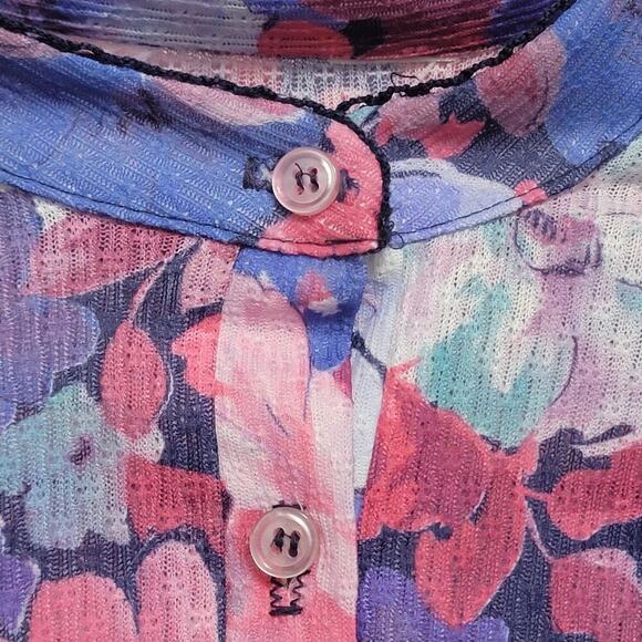 VTG Floral BlouseTop - Picture 4 of 9